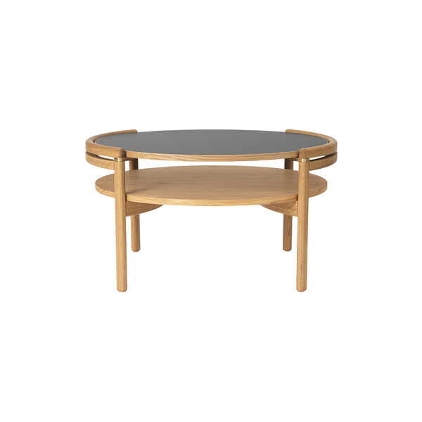 RF1905 Sideways Coffee Table, oiled oak/black, Carl Hansen & S&oslash;n