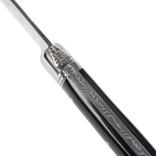 Steak Knife, black horn Steak Knife, black horn, Laguiole Tradition