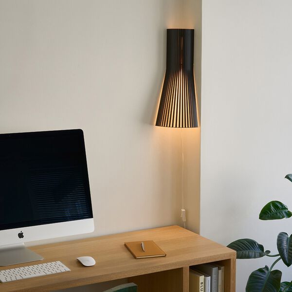 Secto Small 4237 Corner Lamp, black, Secto Design