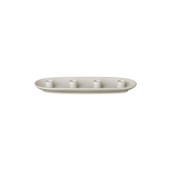 VELA Candle Holder Shap oval, moonbeam VELA Candle Holder Shap oval, moonbeam, Blomus