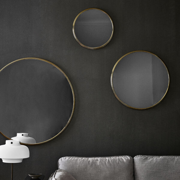 Sillon SH4 Wall Mirror, brass, &Tradition