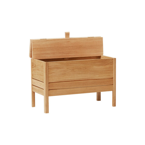 A Line Storage Bench, oak A Line Storage Bench, oak, Form & Refine