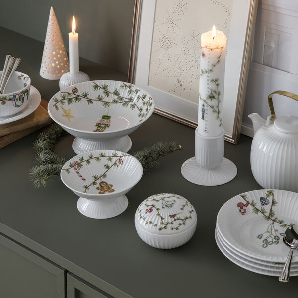 Hammershøi Christmas Bowl on Stand, Kähler