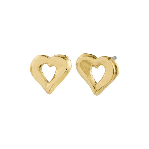 IRIS earrings, gold plated, Pilgrim