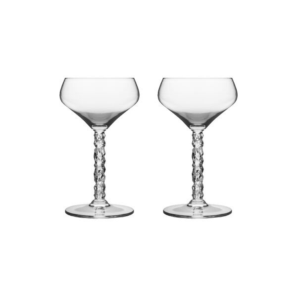 Carat Coupe Champagne Glass 2 pcs, Orrefors