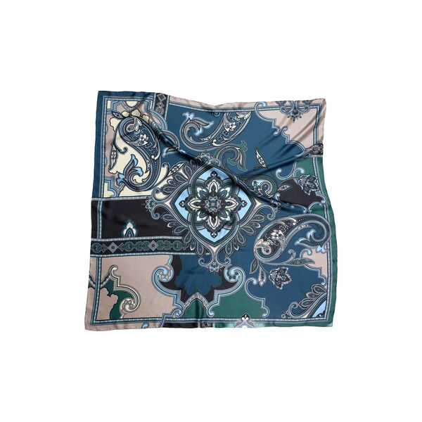 ROYAL PAISLEY scarf, blue, Bella Ballou