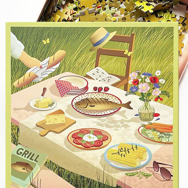 Summer Table & Me Puzzle 500 pieces, ViSSEVASSE