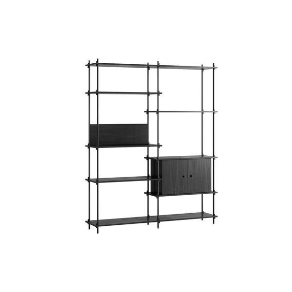 Shelving System 2002C, black, MOEBE