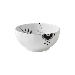 Black Fluted Mega Bowl 180 cl, Royal Copenhagen
