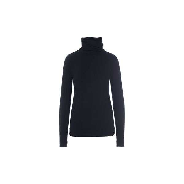 Blouse High Neck | Black, Henriette Steffensen Copenhagen