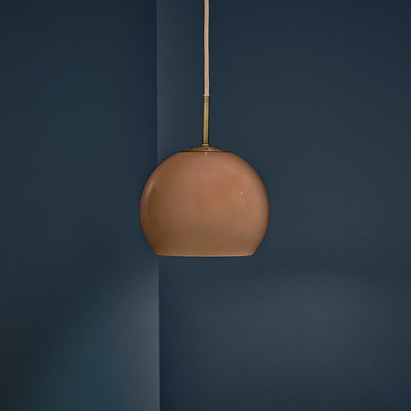 Ball Glass Pendant, cappuccino, FRANDSEN