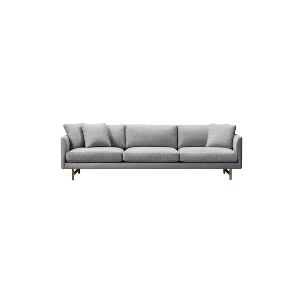 5523 Calmo 80 3-seater Sofa, grey/smoked oak 5523 Calmo 80 3-seater Sofa, grey/smoked oak, Fredericia Furniture