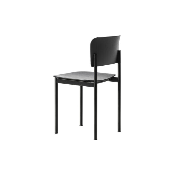 Plan Chair, black lacquered ash/black, Fredericia Furniture