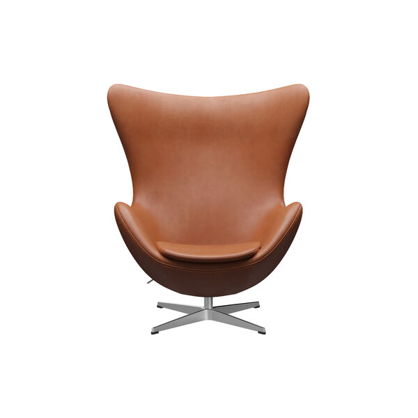 Egg™ 3316 Lounge Chair, Grace walnut/satin brushed aluminium Egg™ 3316 Lounge Chair, Grace walnut/satin brushed aluminium, Fritz Hansen
