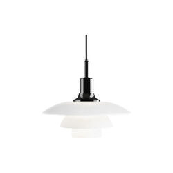 PH 3&frac12;-3 Glass Pendant, black, Louis Poulsen
