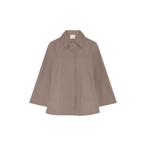 HMBarber cape jacket, shitake, Heartmade