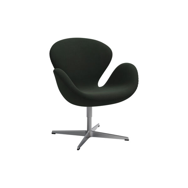 Swan&trade; 3320 Lounge Chair, green/grey 0988, Fritz Hansen