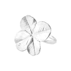 Statement Firkløver Ring, silver, Flora Danica Jewellery