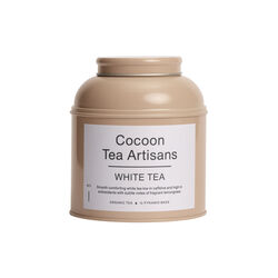 Tea Caddy, organic white tea, Cocoon Tea Artisans