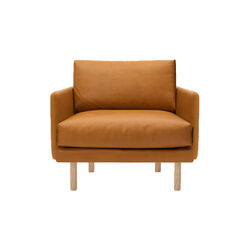 Emo Lounge Chair, Dakar Cognac/naturolieret eg, Bruunmunch Furniture