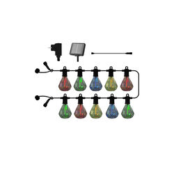 Marcus Combi Solar/Transformer Starter Set with multicoloured Light, 10 Lights, Sirius Home