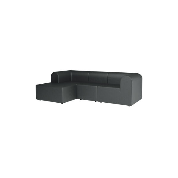 Paradigm 3 Seater Sofa with Pouf, Hallingdal 166, Montana Furniture