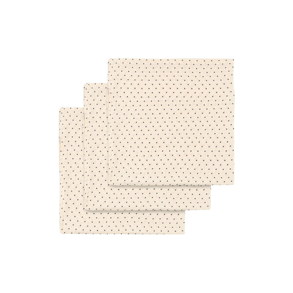 3 Pack Muslin Cloth, estate dot, Konges Sl&oslash;jd