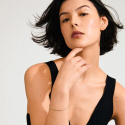 ARASH crystal bracelet, gold plated, Pilgrim