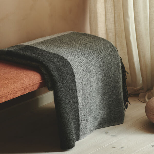 Drejø Throw, 01052 grey mix, Silkeborg Uldspinderi