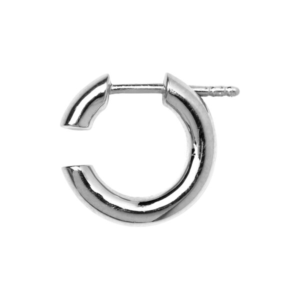 Disrupted Hoop, silver Disrupted Hoop, silver, Maria Black