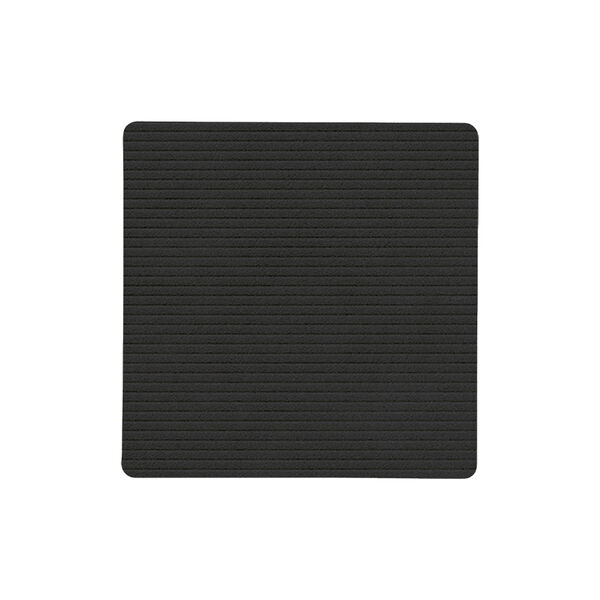 Corduroy glass mat Square, black ink, LIND DNA