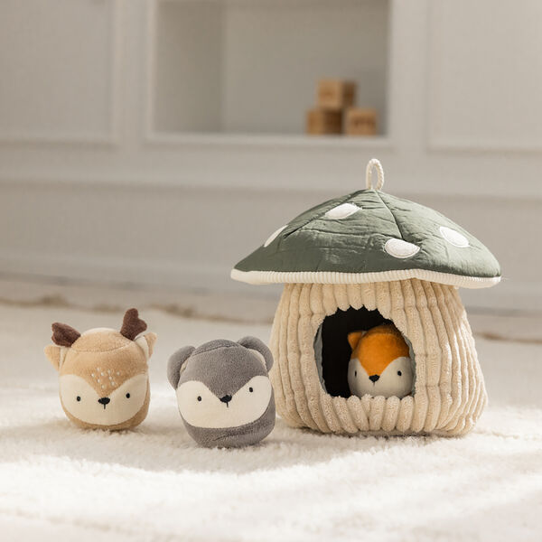 Hide & Seek Mushroom Activity Toy Hide & Seek Mushroom Activity Toy, Sebra