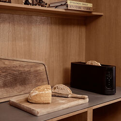 Long Slot Toaster, black, Jacob Jensen