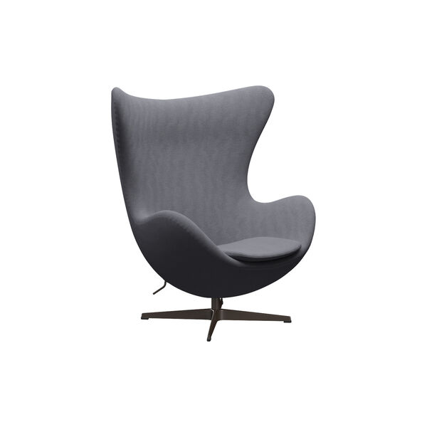 Egg&trade; 3316 Lounge Chair, Christianshavn 1171 light grey/brown bronze, Fritz Hansen
