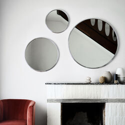 Sillon SH5 Wall Mirror, chrome, &Tradition