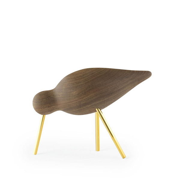 Shorebird Medium, walnut/brass Shorebird Medium, walnut/brass, Normann Copenhagen