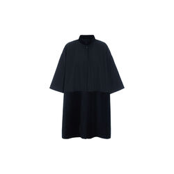 Fukkura poplin coat dress, black, BITTE KAI RAND