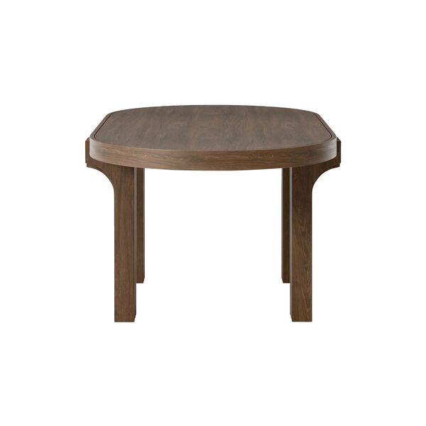 Nolan Oval Dining Table, dark wood, Westwing Collection