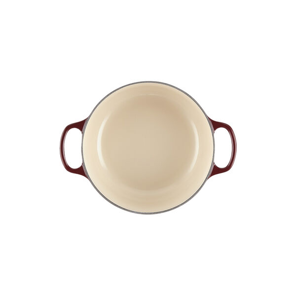 Signature round cast iron pot &Oslash; 20 cm, garnet, Le Creuset