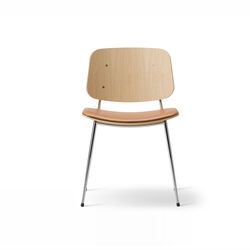 3061 S&oslash;borg Dining Chair, lacquered oak/cognac, Fredericia Furniture