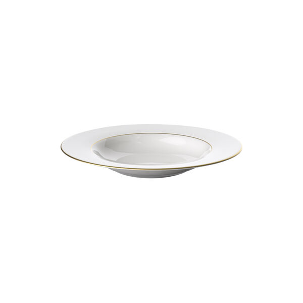 Anmut Gold Deep Plate &Oslash; 24 cm, white/gold, Villeroy & Boch