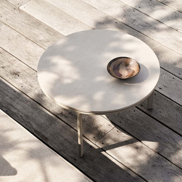VIPP714 Open-Air Coffee Table, light grey, Vipp