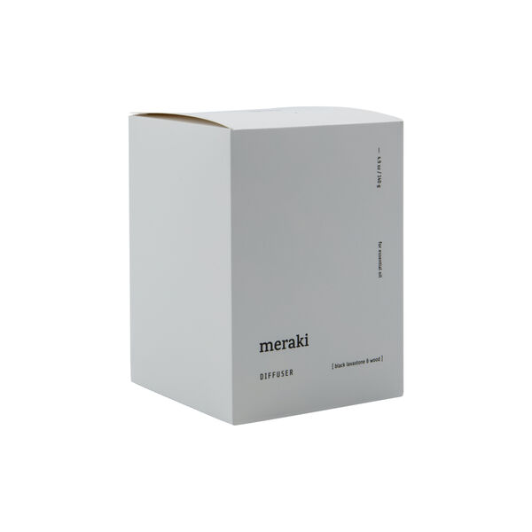 Diffuser MKLavastone & wood, black, Meraki