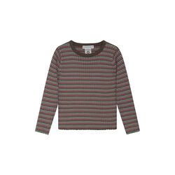 Rib Knit Blouse | Deer Stripe, Serendipity
