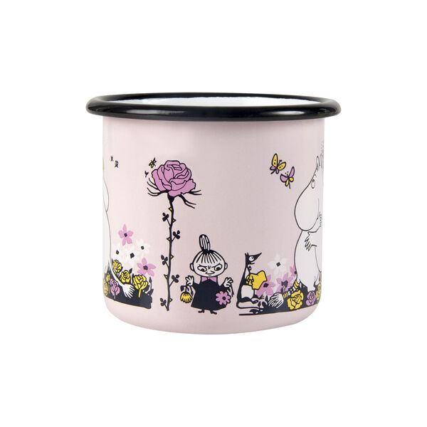 Hug Enamel Mug, pink Hug Enamel Mug, pink, Muurla