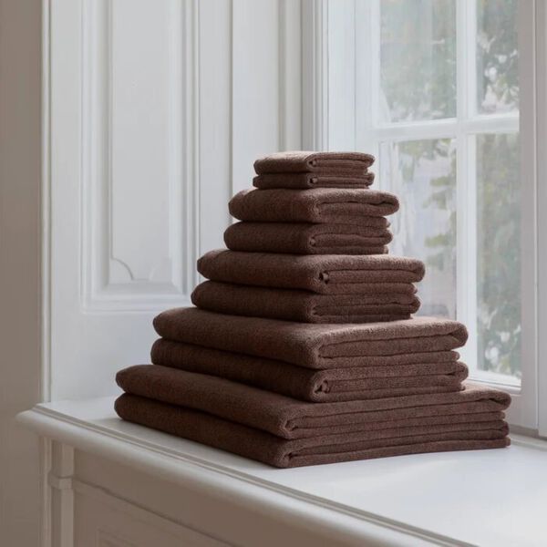 Damask Terry Towel | Dark Chocolate, Georg Jensen Damask