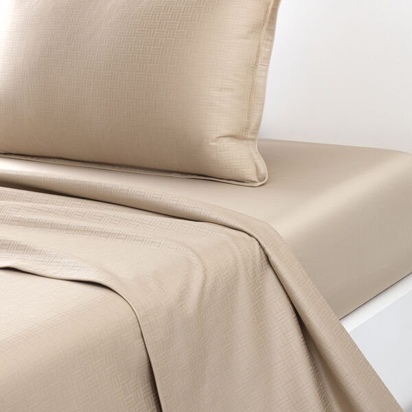 Lattice Flat Sheet, sesame, BOSS Home