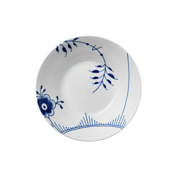 Blue Fluted Mega Deep Plate Ø 24 cm, Royal Copenhagen