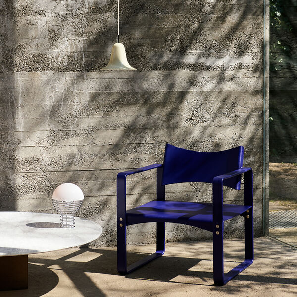 Wire Portable Table Lamp, white, Verpan