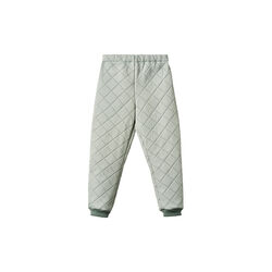 Thermo Pants Alex, green stripe, Wheat